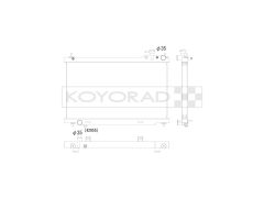 KOYORAD KV021634R — Радиатор охлаждения
