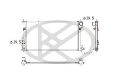 KOYORAD PL012663 — Radiator răcire motor