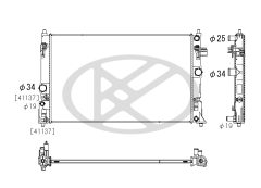 KOYORAD PL013972 — Radiator răcire motor