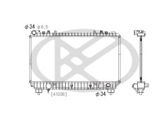KOYORAD PL312508 — Radiator răcire motor