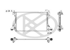 KOYORAD PL312568 — Radiator răcire motor
