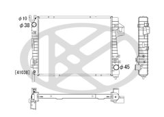 KOYORAD PL331727 — Radiator răcire motor