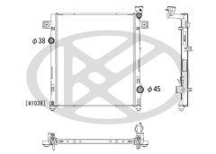 KOYORAD PL332038 — Radiator răcire motor
