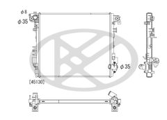 KOYORAD PL333592 — Radiator răcire motor