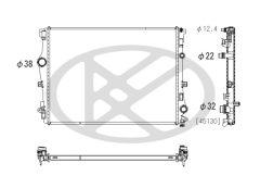 KOYORAD PL413953 — Radiator răcire motor
