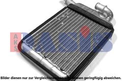 AKS DASIS 049028N — Radiator încălzire habitaclu