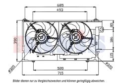 AKS DASIS 068023N — Ventilator radiator motor