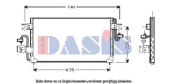AKS DASIS 072110N — Radiator aer condiționat