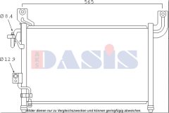 AKS DASIS 092062N — Radiator aer condiționat