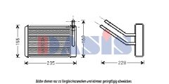 AKS DASIS 096004N — Radiator încălzire habitaclu