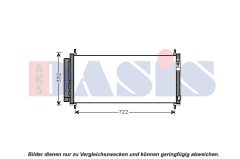 AKS DASIS 102038N — Radiator aer condiționat
