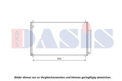 AKS DASIS 102042N — Radiator aer condiționat