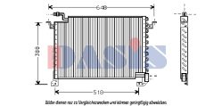 AKS DASIS 112170N — Radiator aer condiționat