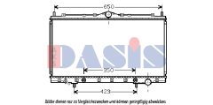 AKS DASIS 140058N — Радиатор охлаждения