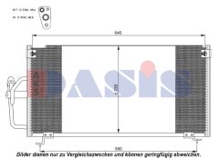 AKS DASIS 142017N — Radiator aer condiționat