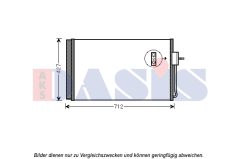 AKS DASIS 152047N — Radiator aer condiționat