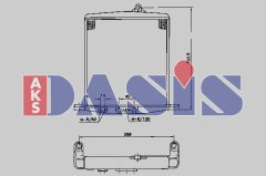 AKS DASIS 176150N — Масляный радиатор