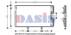 AKS DASIS 210065N — Радиатор кондиционера