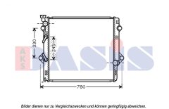 AKS DASIS 210243N — Радиатор охлаждения