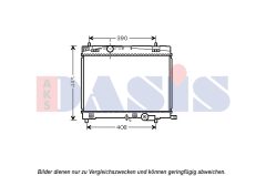 AKS DASIS 210246N — Радиатор охлаждения
