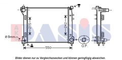 AKS DASIS 300017N — Radiator răcire motor