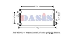 AKS DASIS 302005N — Радиатор кондиционера