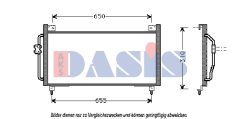 AKS DASIS 352000N — Radiator aer condiționat