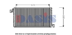 AKS DASIS 352020N — Radiator aer condiționat
