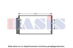 AKS DASIS 352021N — Radiator aer condiționat