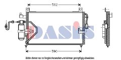 AKS DASIS 362220N — Radiator aer condiționat