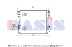 AKS DASIS 370017N — Radiator răcire motor