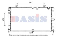 AKS DASIS 490015N — Радиатор охлаждения