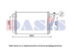 AKS DASIS 512079N — Radiator aer condiționat