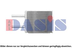 AKS DASIS 516009N — Radiator încălzire habitaclu