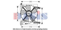 AKS DASIS 518014N — Ventilator radiator motor