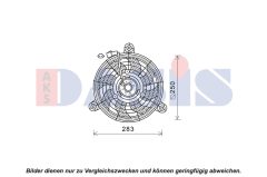 AKS DASIS 518089N — Вентилятор радиатора