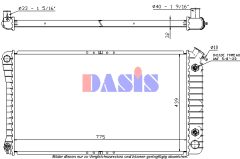 AKS DASIS 520810N — Радиатор охлаждения