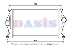 AKS DASIS 567012N — Интеркулер
