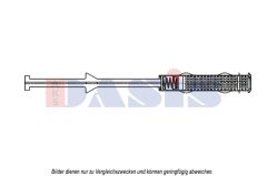 AKS DASIS 800654N — Filtru deshidrator aer condiționat
