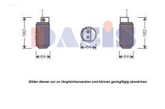 AKS DASIS 801320N — Filtru deshidrator aer condiționat