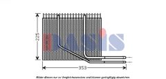 AKS DASIS 820075N — Испаритель кондиционера