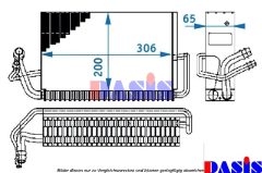 AKS DASIS 820141N — Evaporator aer condiționat