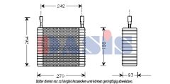 AKS DASIS 820155N — Evaporator aer condiționat