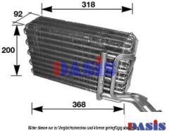 AKS DASIS 820180N — Испаритель кондиционера