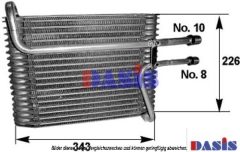 AKS DASIS 820222N — Испаритель кондиционера