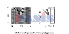 AKS DASIS 820225N — Evaporator aer condiționat