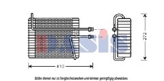 AKS DASIS 820227N — Evaporator aer condiționat