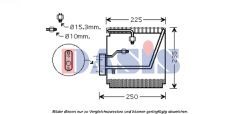 AKS DASIS 820275N — Evaporator aer condiționat