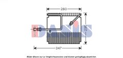 AKS DASIS 820276N — Evaporator aer condiționat