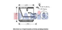 AKS DASIS 820312N — Evaporator aer condiționat